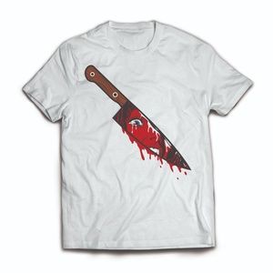 Murder Weapon Gore Comic Art Tee